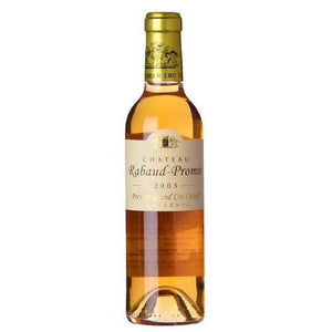 Chateau Rabaud-Promis, 1er G.C.C, 1855 Sauternes 375ml 2005