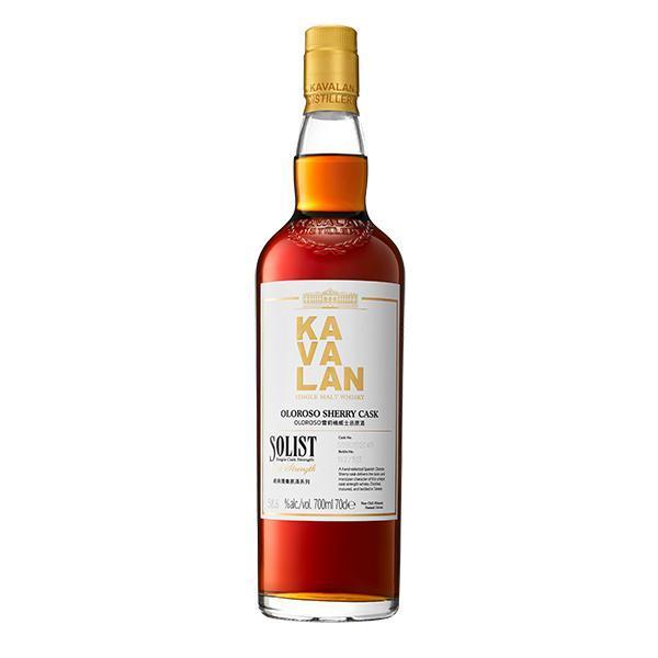 Kavalan Solist Oloroso Sherry Cask Single Cask Strength Single Malt Whisky 700ml-Spirits-World Wine
