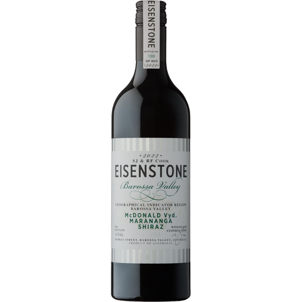 Eisenstone McDonald Vineyard Marananga Shiraz SV904 2022-Red Wine-World Wine