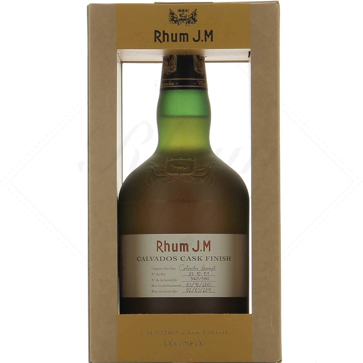 J.M Rhum 2006 Calvados Finish 41.4% 500ml-Spirits-World Wine