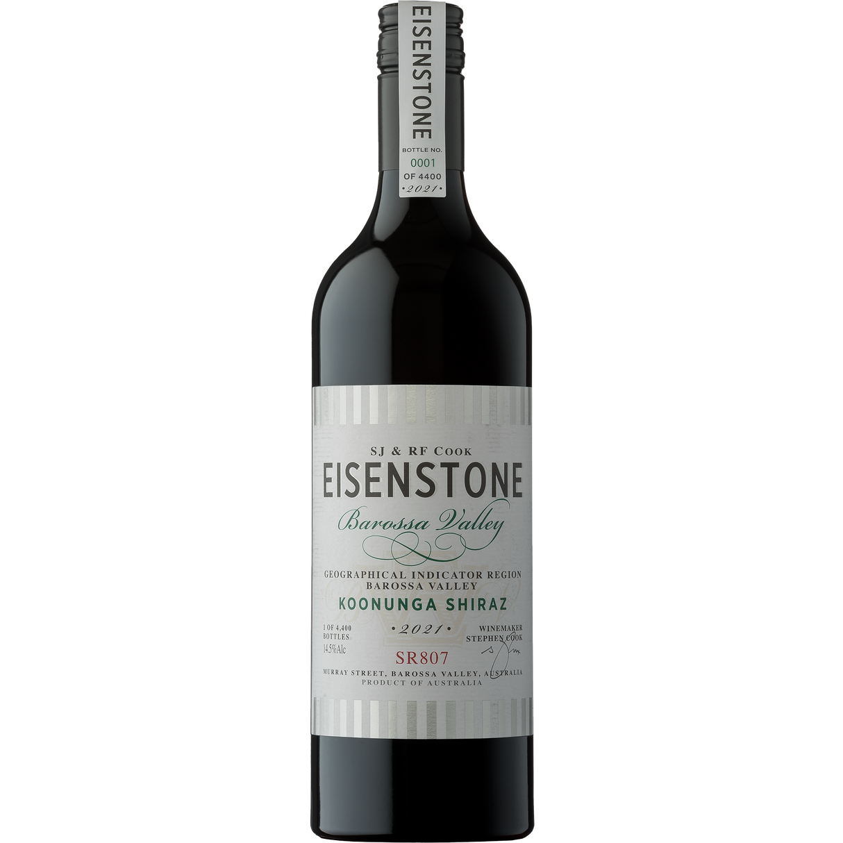 Eisenstone 'Koonunga' Shiraz SR807 2022-Red Wine-World Wine