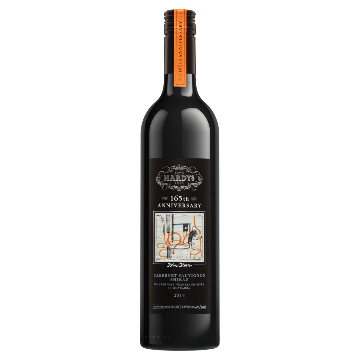 Hardys 165th anniversary Cabernet Sauvignon Shiraz 2014 1.5L-Red Wine-World Wine