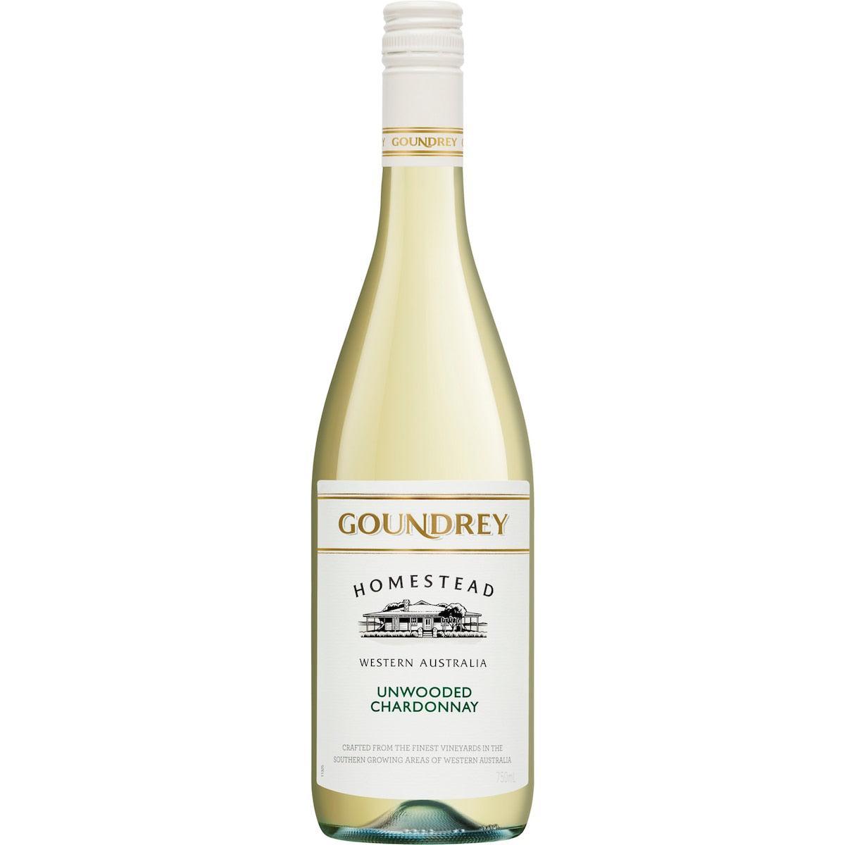 Goundrey Homestead Chardonnay Unwooded Chardonnay-White Wine-World Wine