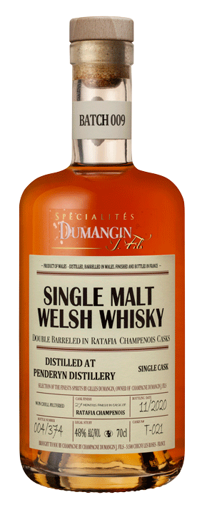 Champagne J. Dumangin Fils Batch 009 Penderyn (Wales) Single Malt Whisky 48% 700ml-Spirits-World Wine