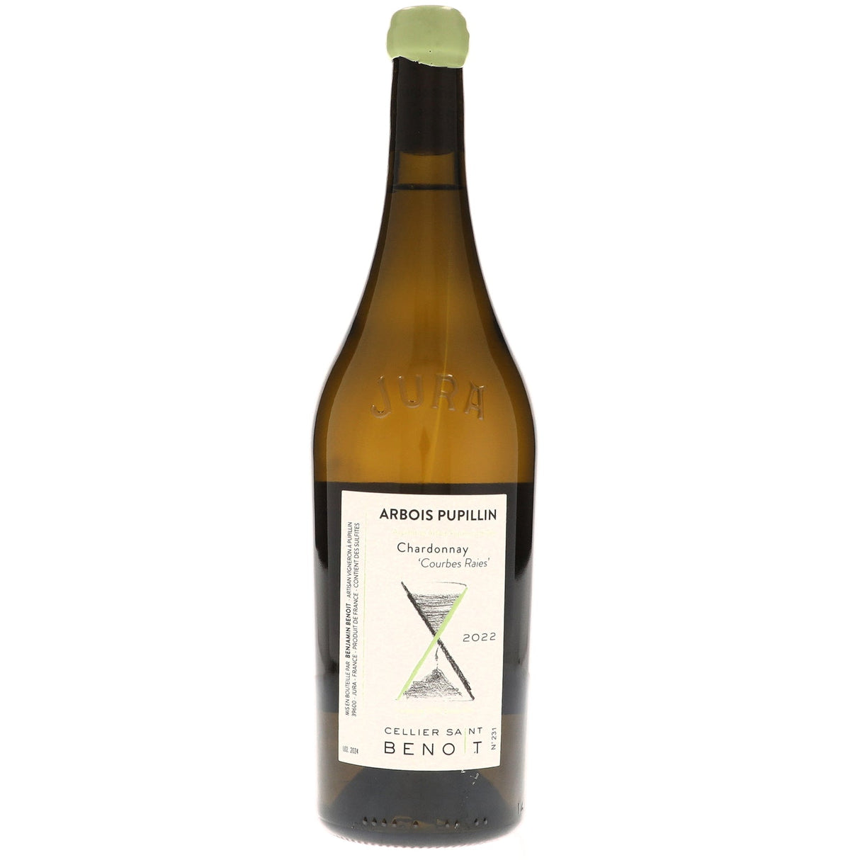Cellier Saint Benoit Arbois Pupillin Courbes Raies Chardonnay 2022-White Wine-World Wine