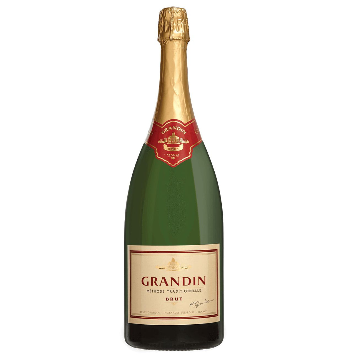 Henri Grandin Méthode Traditionnelle Brut 1500ml NV-Champagne & Sparkling-World Wine