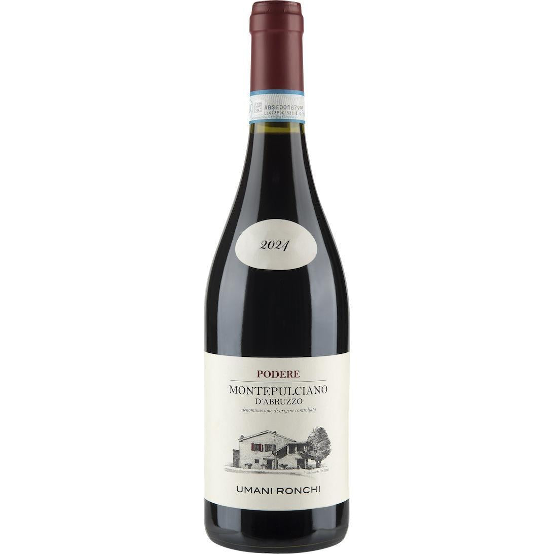 Umani Ronchi Vini Rossi Montepulciano d’Abruzzo DOC ‘Podere’ 2024-Red Wine-World Wine