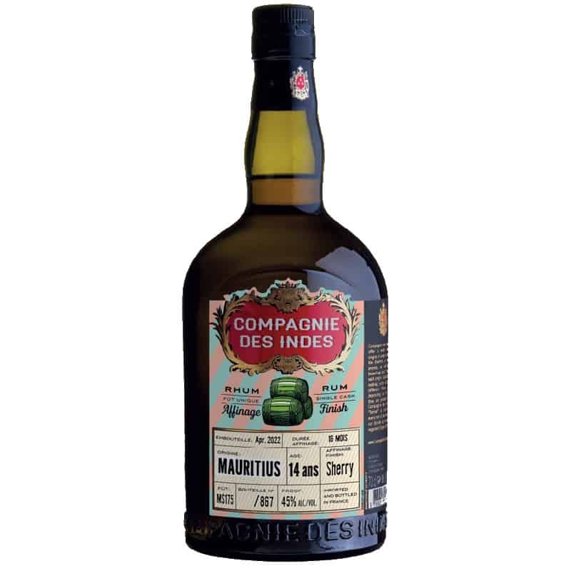Compagnie des Indes Mauritius Sherry Cask 14 yrs 45% 700ml-Spirits-World Wine