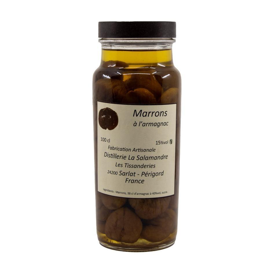La Salamandre Marrons in Armagnac (Chestnuts) 18% 1000ml-Spirits-World Wine