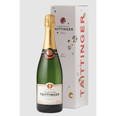 Champagne Taittinger Brut Reserve Gift Boxed NV - 750ml-Champagne & Sparkling-World Wine