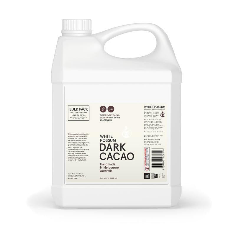White Possum Dark Cacao Liqueur 26% 5L -Bulk-Spirit-World Wine