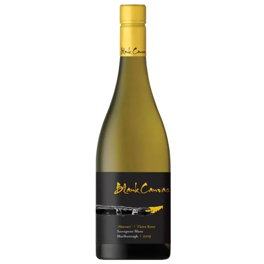 Blank Canvas Abstract Three Rows Sauvignon Blanc 2019-White Wine-World Wine