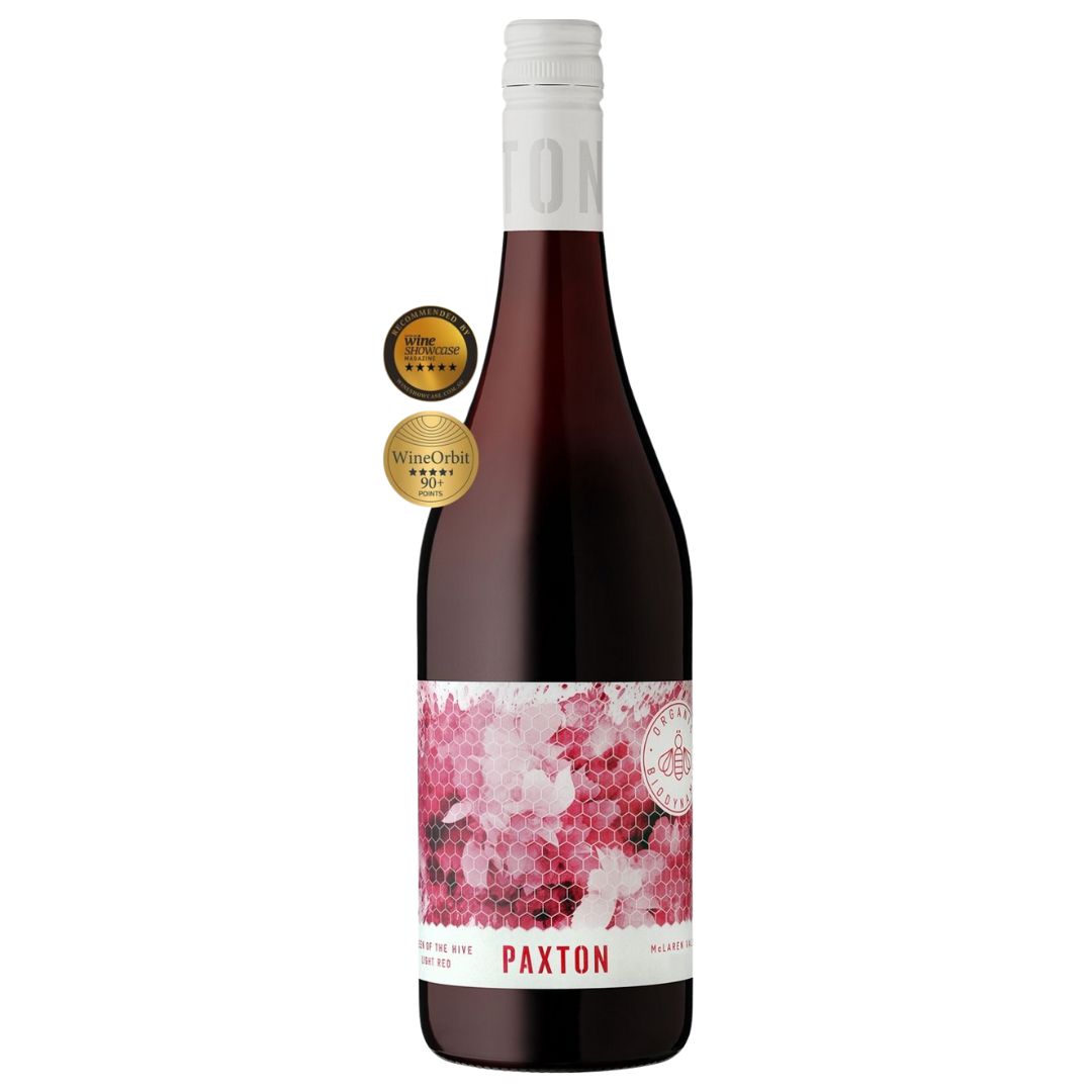 Paxton Wines Queen of the Hive Light Red Shiraz Grenache (chilled red)-Red Wine-World Wine