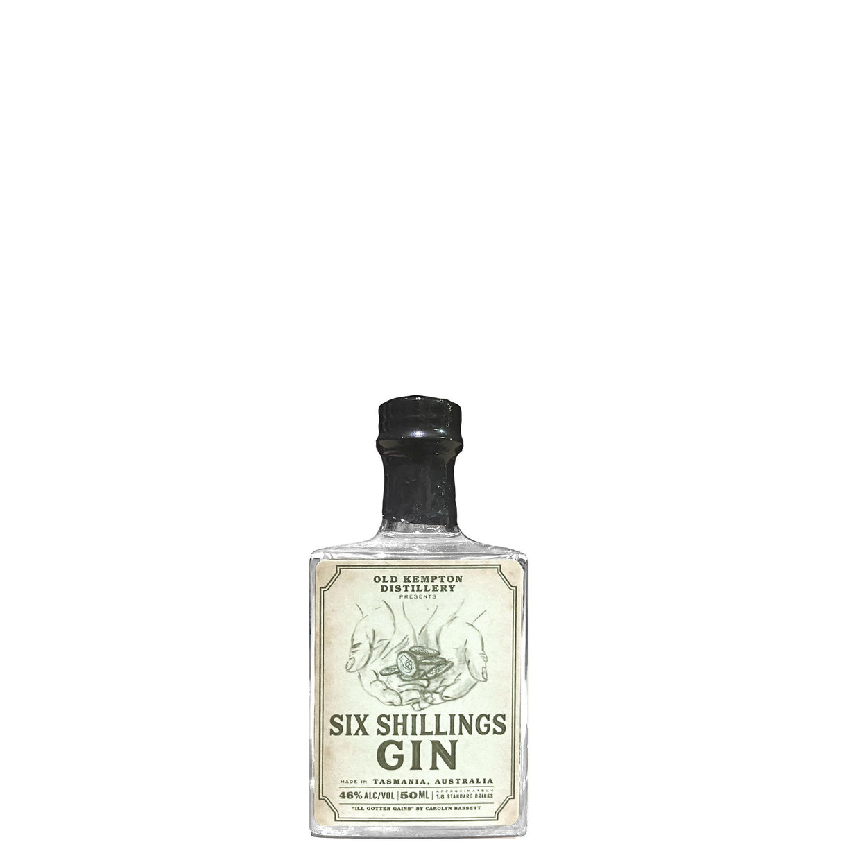Old Kempton Six Shillings Gin (50ml)-Spirits-World Wine