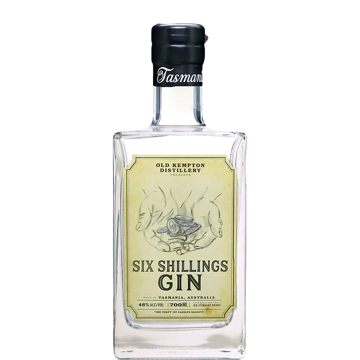 Old Kempton Six Shillings Gin 700ml-Spirits-World Wine