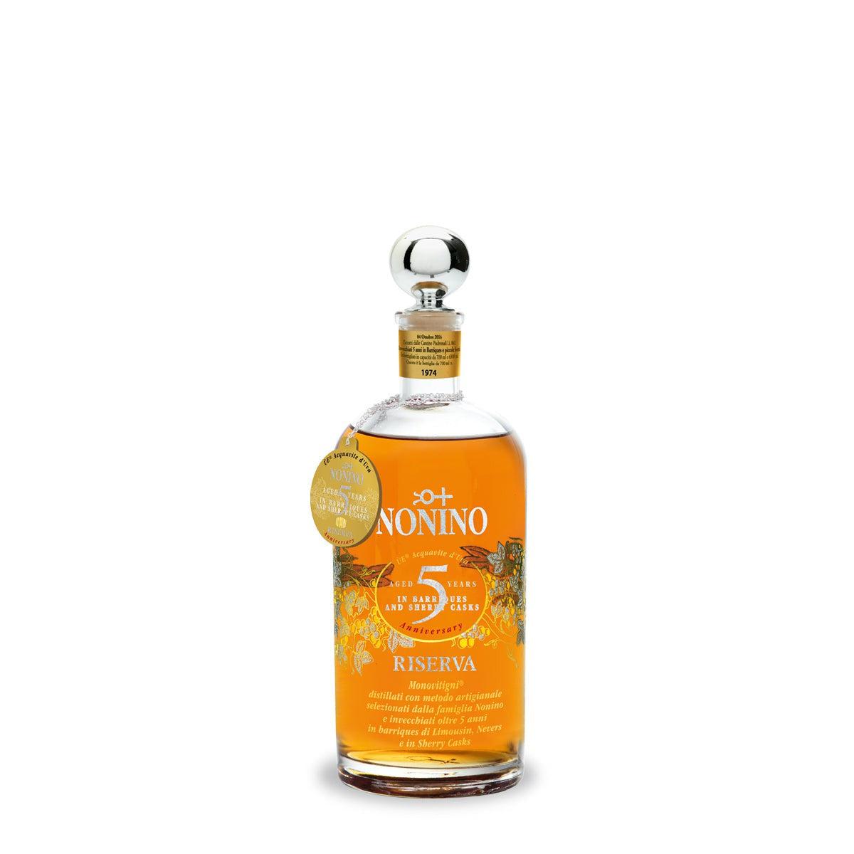 Grappa Nonino ÙE Anniversary Riserva 5 years (wood aged) 700ml-Spirits-World Wine