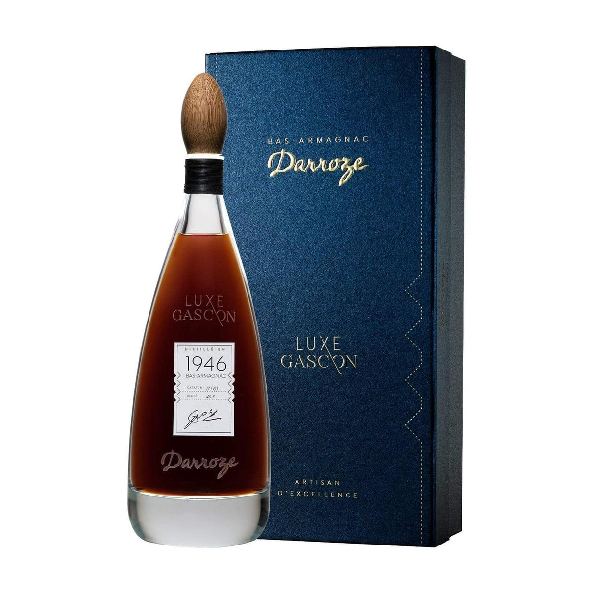 Darroze 1946 Le Luxe Gascon CARAFE 40.4% 700ml-Spirits-World Wine