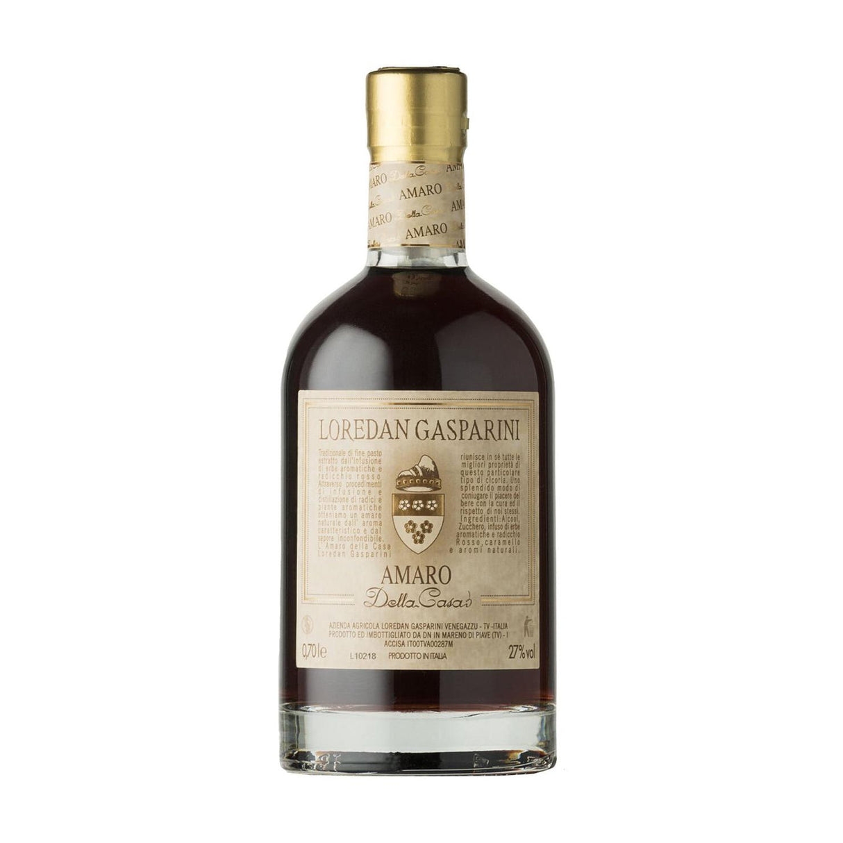 Distilleria Negroni Amaro Della Casa Loredan Gasparini 27% 700ml-Spirits-World Wine
