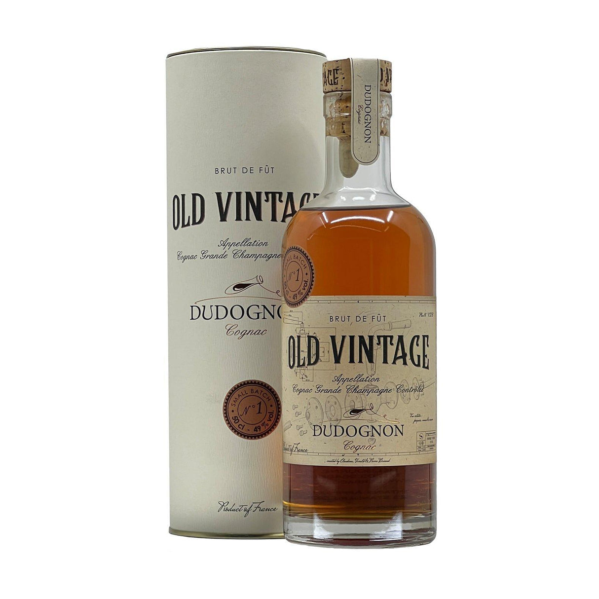 Dudognon Old Vintage 25 yrs Single Cask 49% 500ml-Spirits-World Wine