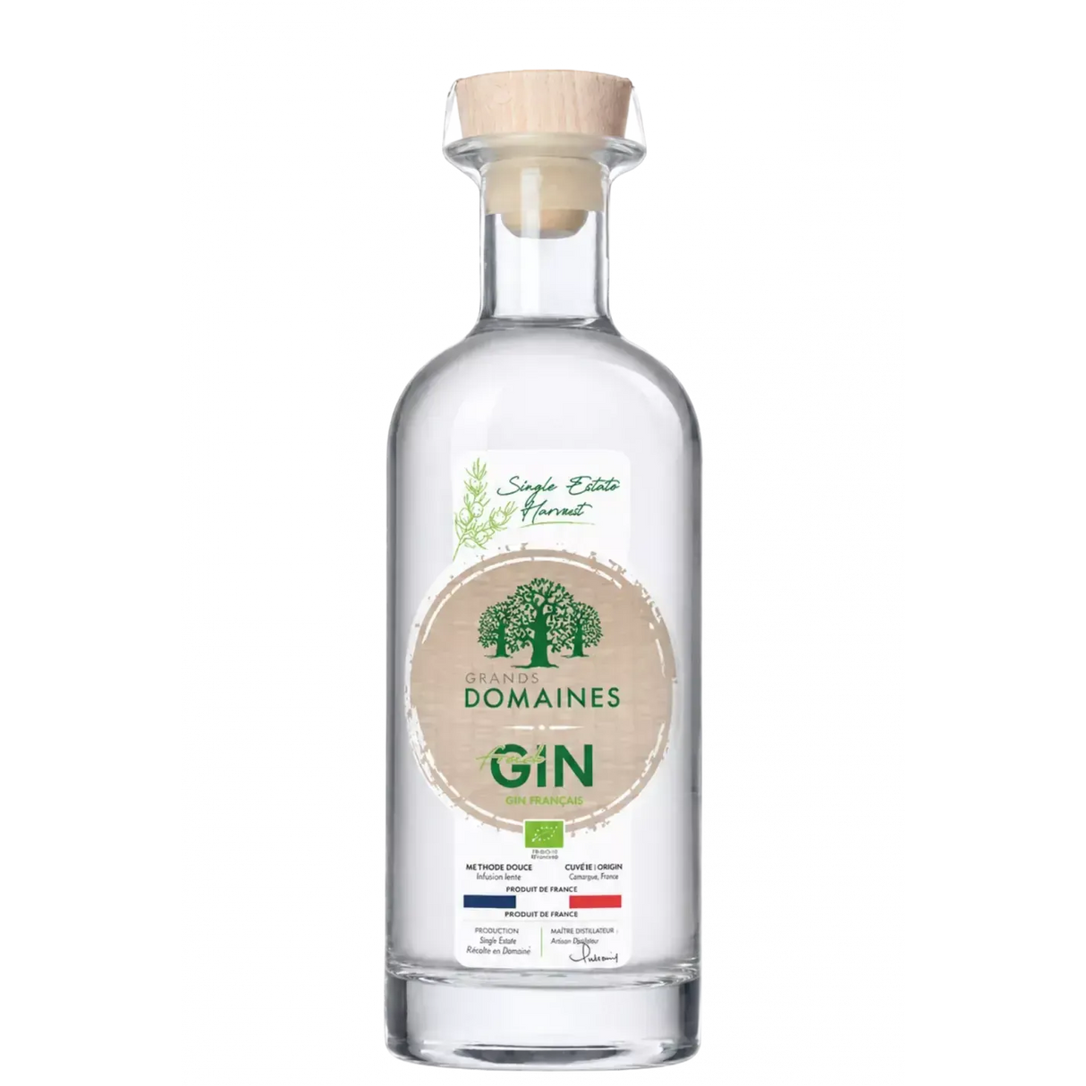 Grands Domaines Organic "Gin Bio" 700ml-Spirits-World Wine