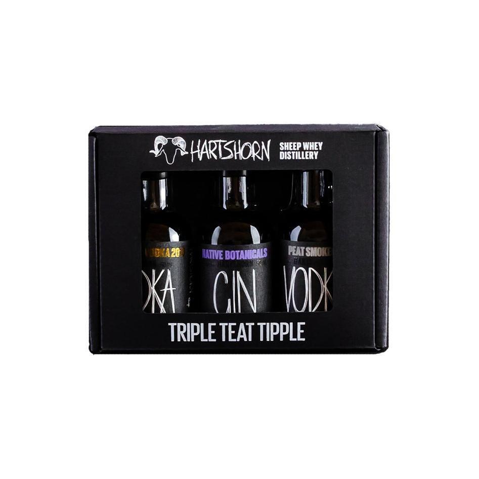 Hartshorn Distillery Trio Gift Box - Original Vodka, Gin, Peated Vodka x3 50ml-Spirits-World Wine