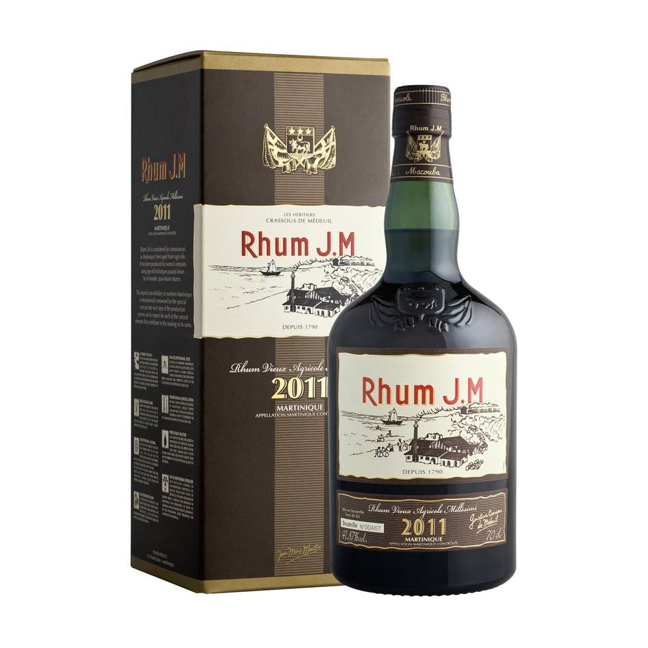 J.M Rhum 2011 Bourbon Cask Finish 41.9% 700ml-Spirits-World Wine