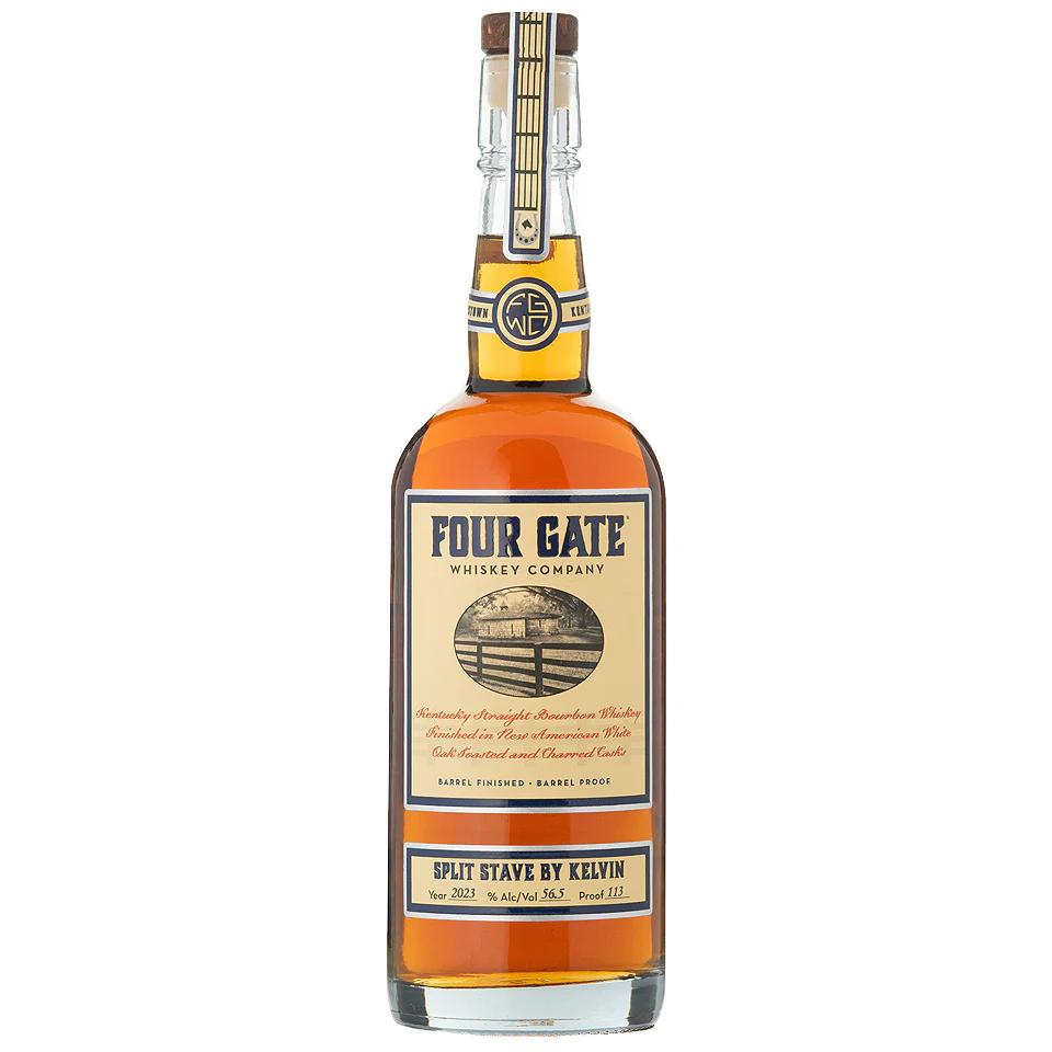 Four Gate Split Stave Kelvin 2023 Barrel Proof Bourbon 56.5% (Limited Release)-Spirits-World Wine