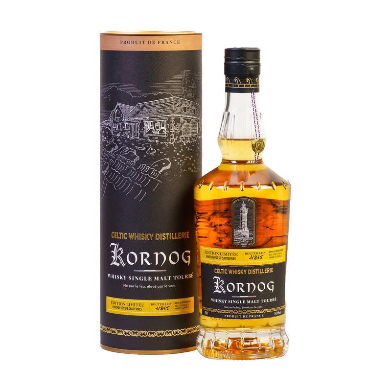 Celtic Whisky Compagnie Kornog Sauterne Single Malt 54.8% (Gift Box) 700ml-Spirits-World Wine