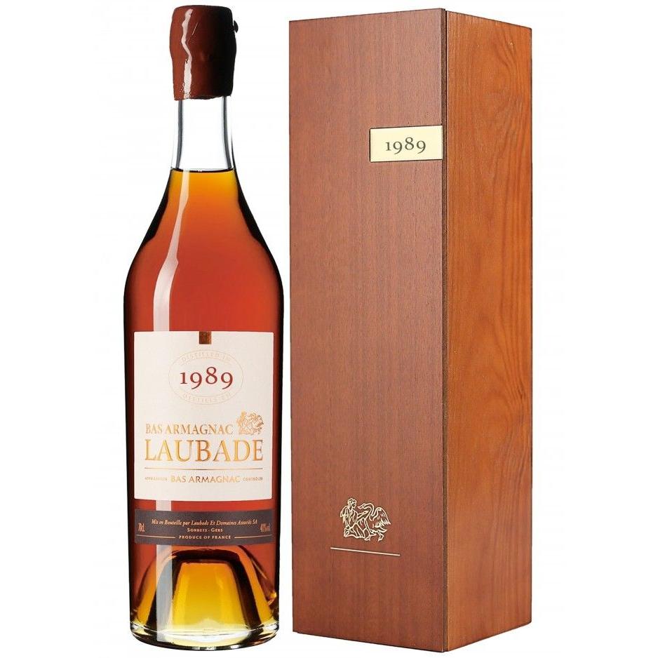 Chateau de Laubade Bas Armagnac Vintage 1989 40% 700ML-Spirit-World Wine