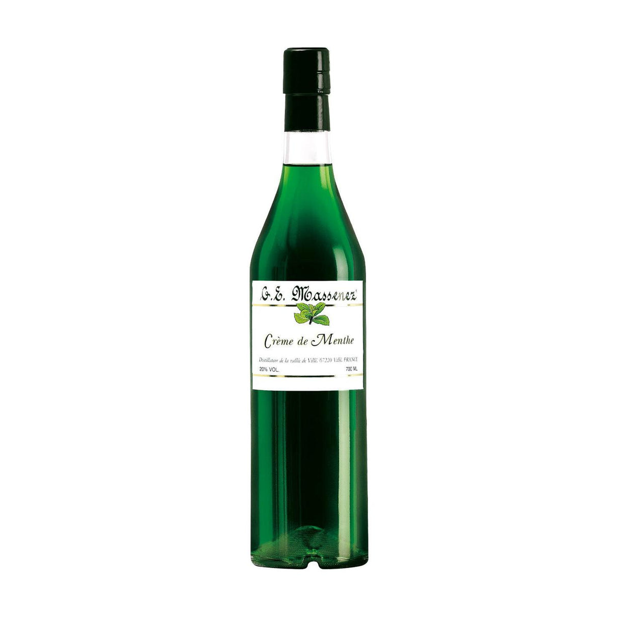 Massenez Green Mint (Menthe Verte) 20% 700ml-Spirits-World Wine
