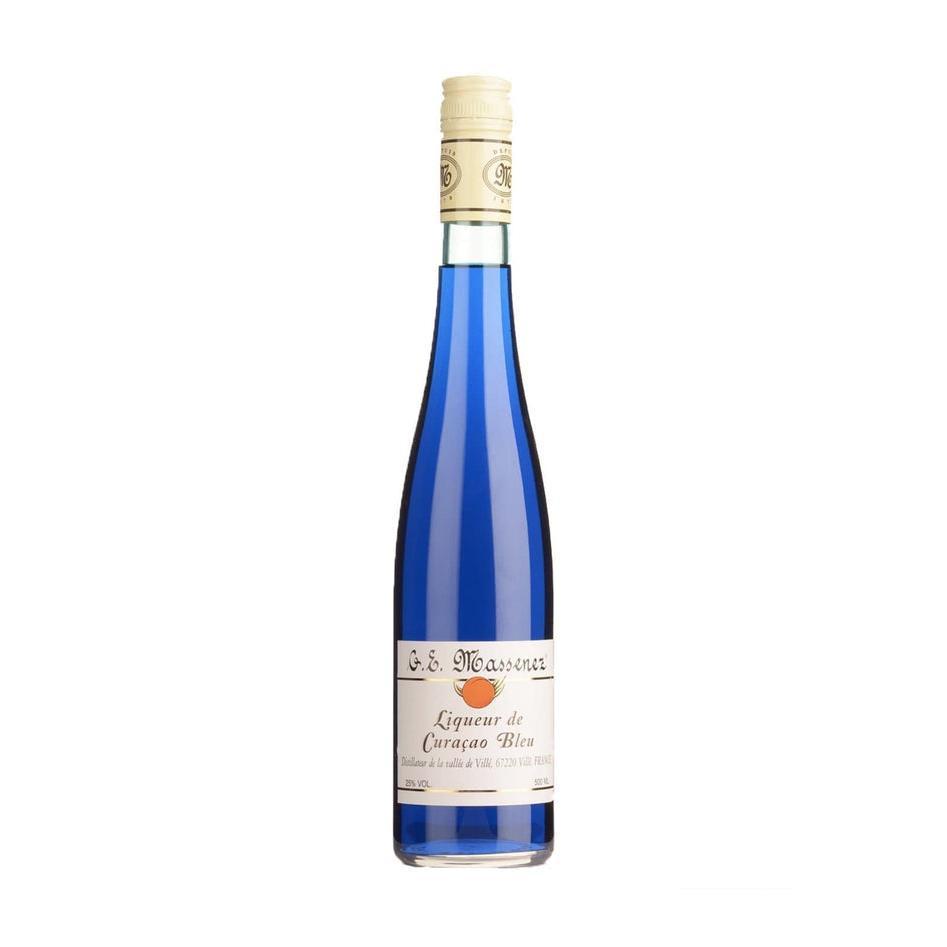 Massenez Blue Curacao (Curacao Bleu) 25% 500ml-Spirits-World Wine