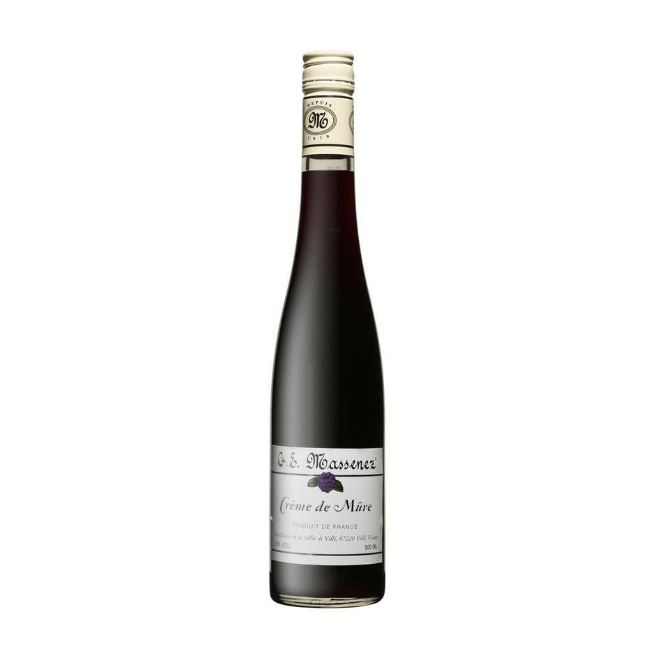 Massenez Blackberry (Mure) 20% 500ml-Spirits-World Wine