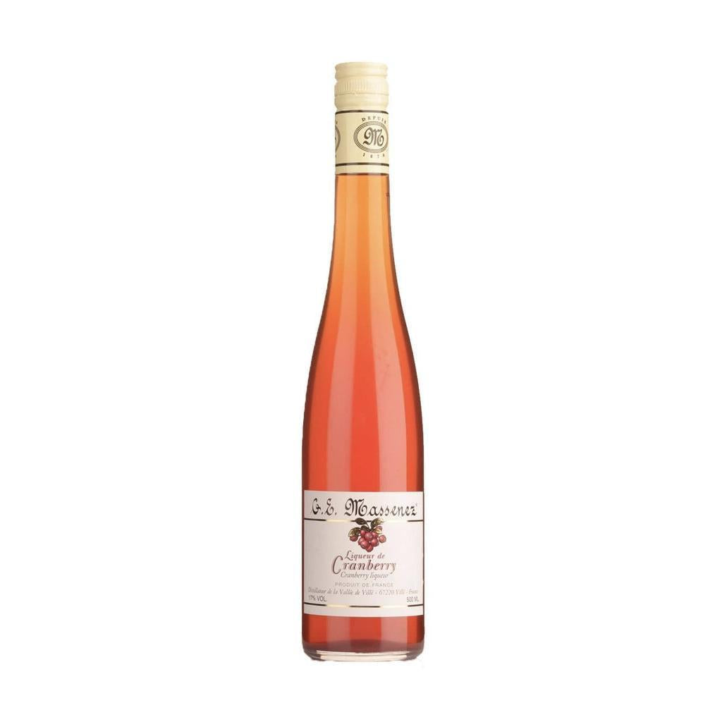 Massenez Cranberry (Canneberge) 17% 500ml-Spirits-World Wine