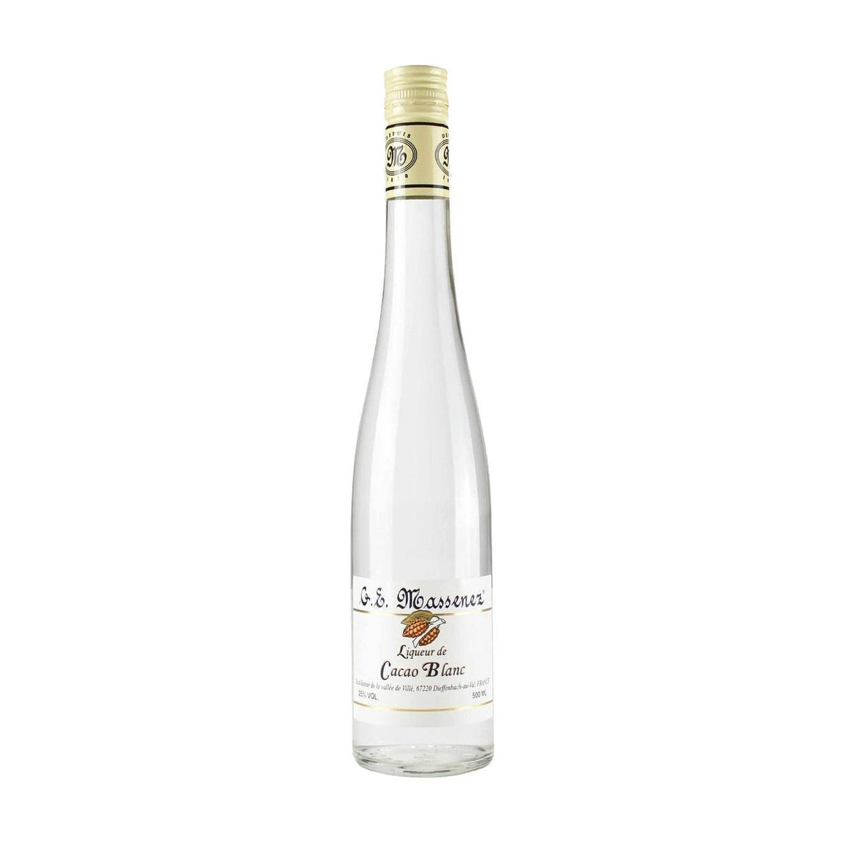 Massenez White Chocolate (Cacao Blanc) 25% 500ml-Spirits-World Wine