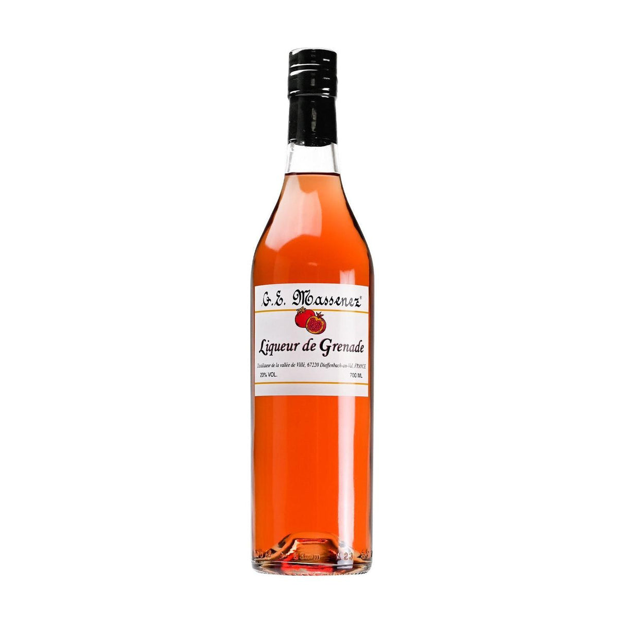 Massenez Pomegranate (Grenade) 20% 700ml-Spirits-World Wine