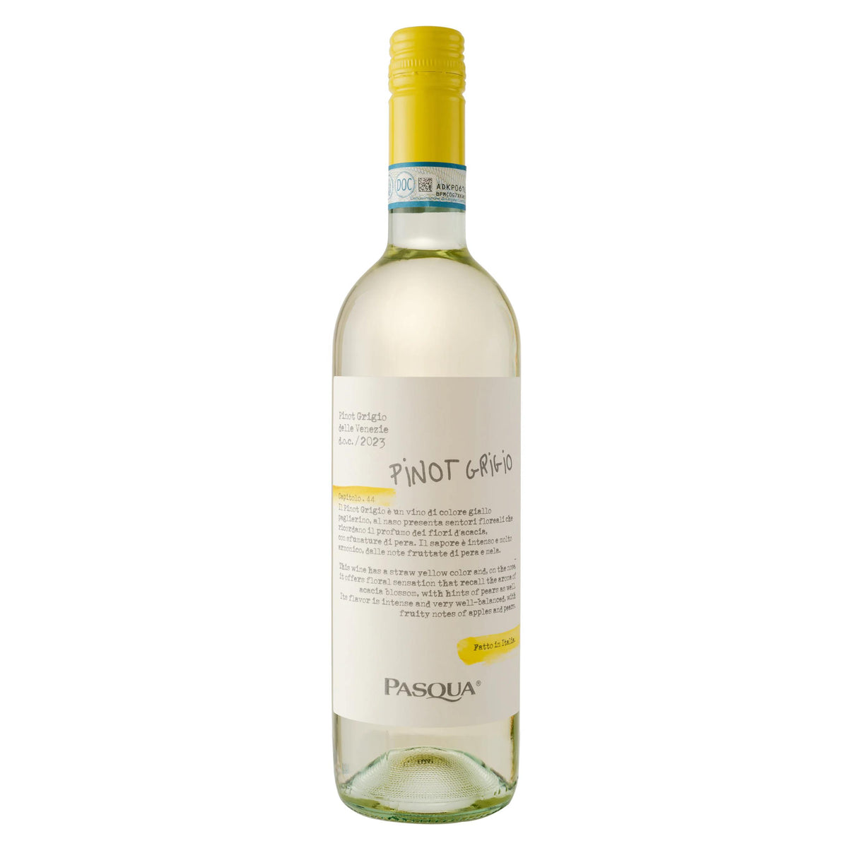 Pasqua Capitolo Pinot Grigio 2024-White Wine-World Wine