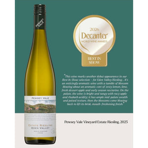 Pewsey Vale Estate Riesling 2025