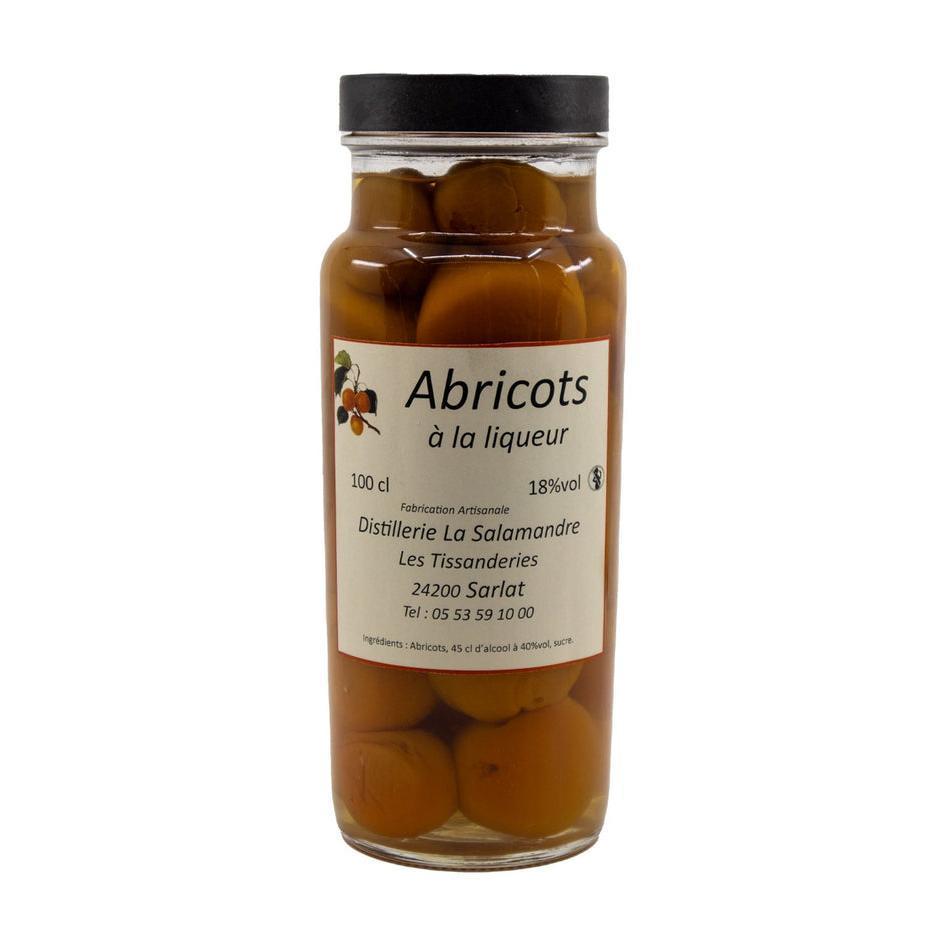 La Salamandre Abricots in Liqueur (Apricots) 18% 1000ml-Spirits-World Wine