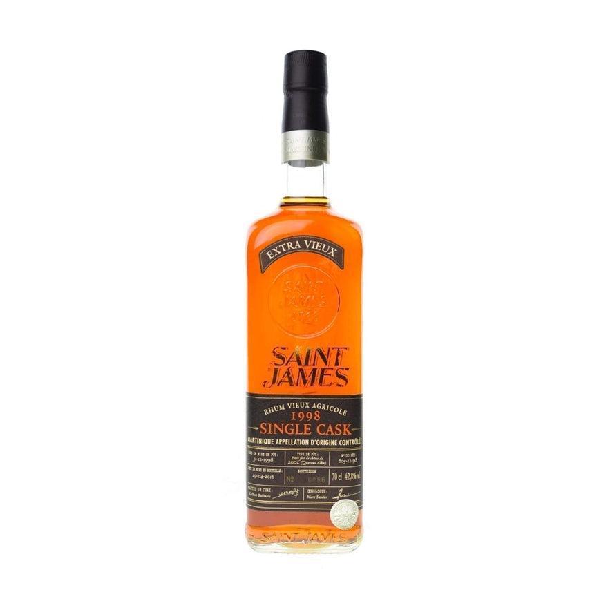 Saint James 1998 Single Cask 42.8% 700ml-Spirits-World Wine