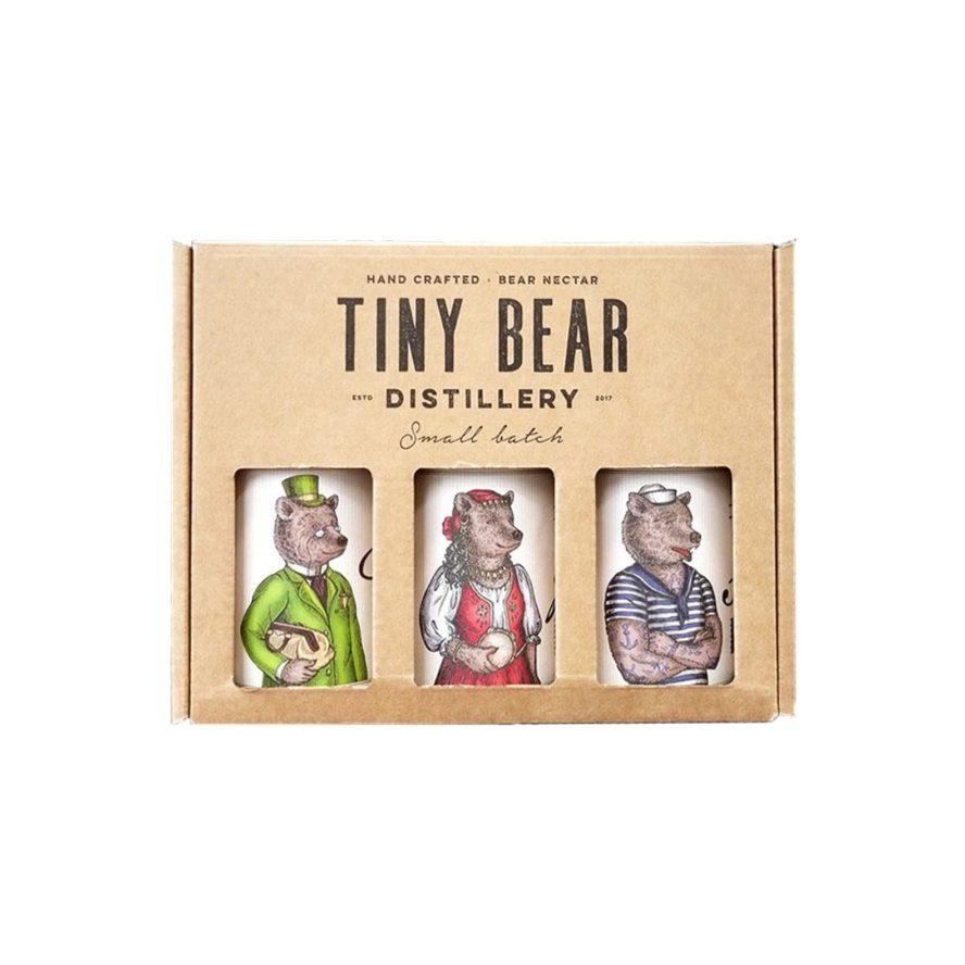 Tiny Bear Distillery Trio Gin Gift Box x3 600ml-Spirits-World Wine