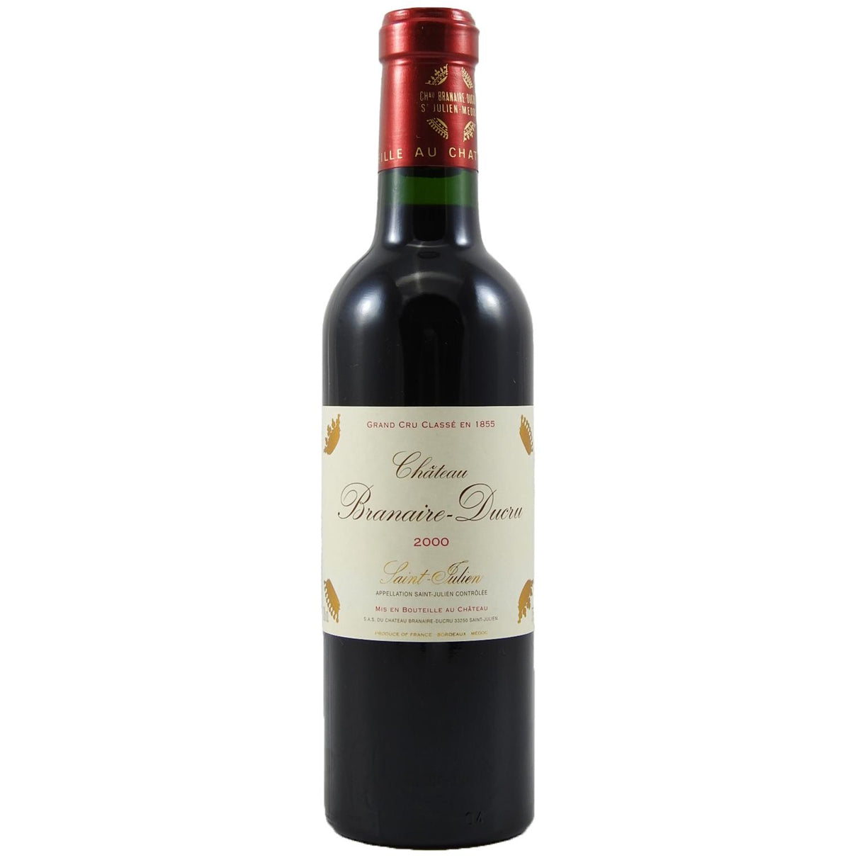 Chateau Branaire-Ducru St Julien 375ml 2000-Red Wine-World Wine