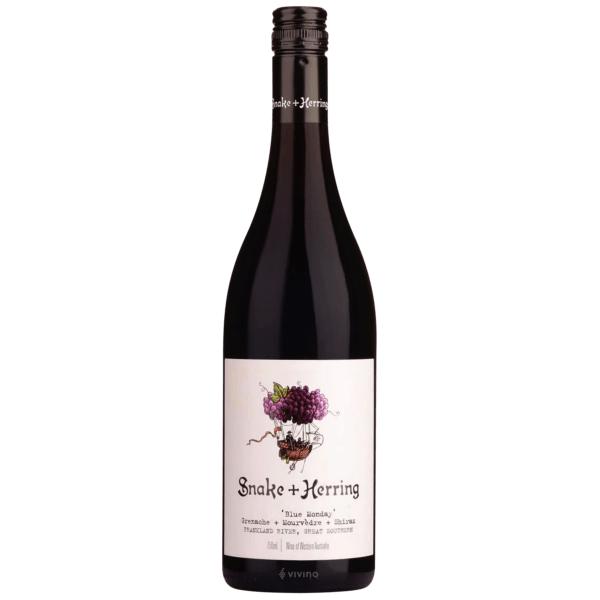 Snake & Herring ‘Blue Monday’ Grenache/Mataro/ Shiraz Frankland River 2018-Red Wine-World Wine