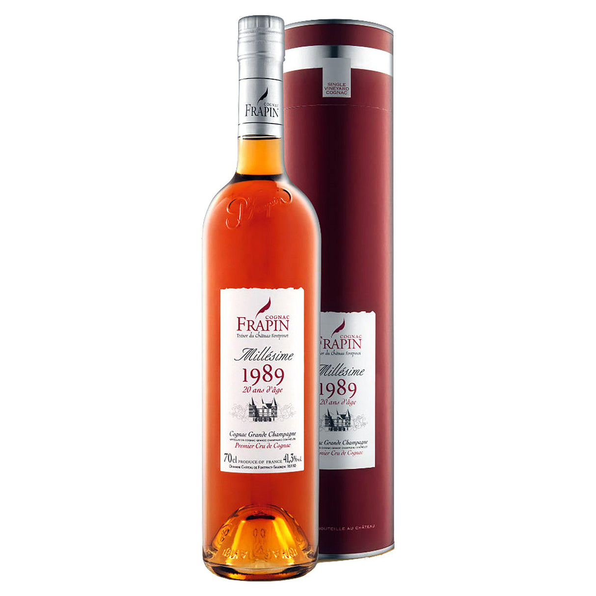 Frapin Cognac 20 Y.O. 1989 - 700ml-Dessert, Sherry & Port-World Wine