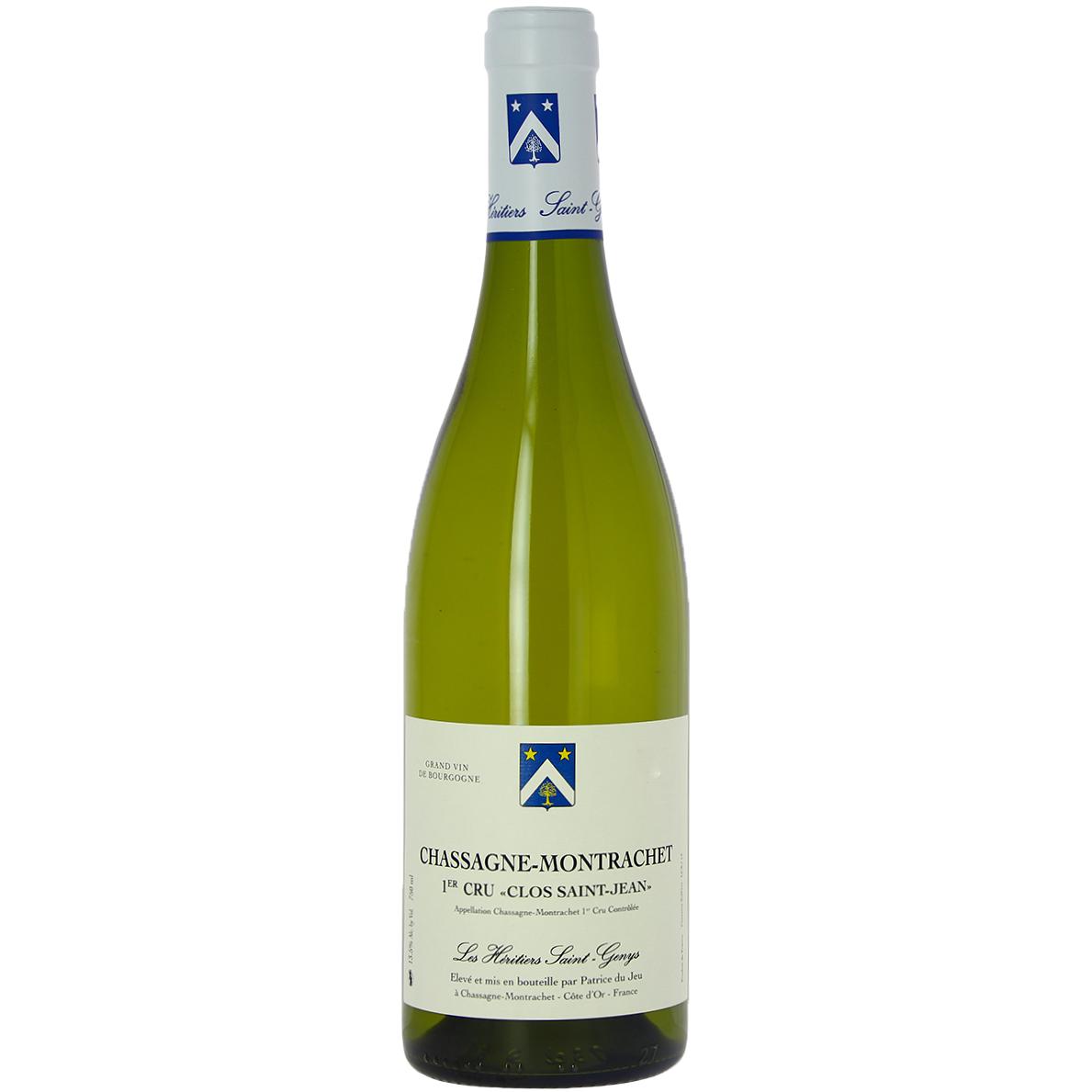 Les Héritiers Saint Genys Chassagne-Montrachet 1er cru 'Clos St-Jean' 2015-White Wine-World Wine