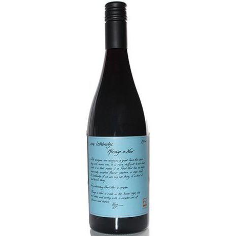 Lethbridge Menage A Noir Pinot Noir 2024-Red Wine-World Wine