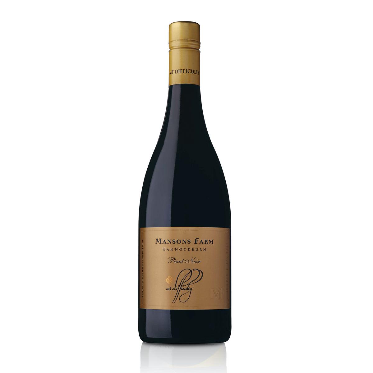 Mt Difficulty Mansons Farm Pinot Noir Bannockburn 2018-Red Wine-World Wine