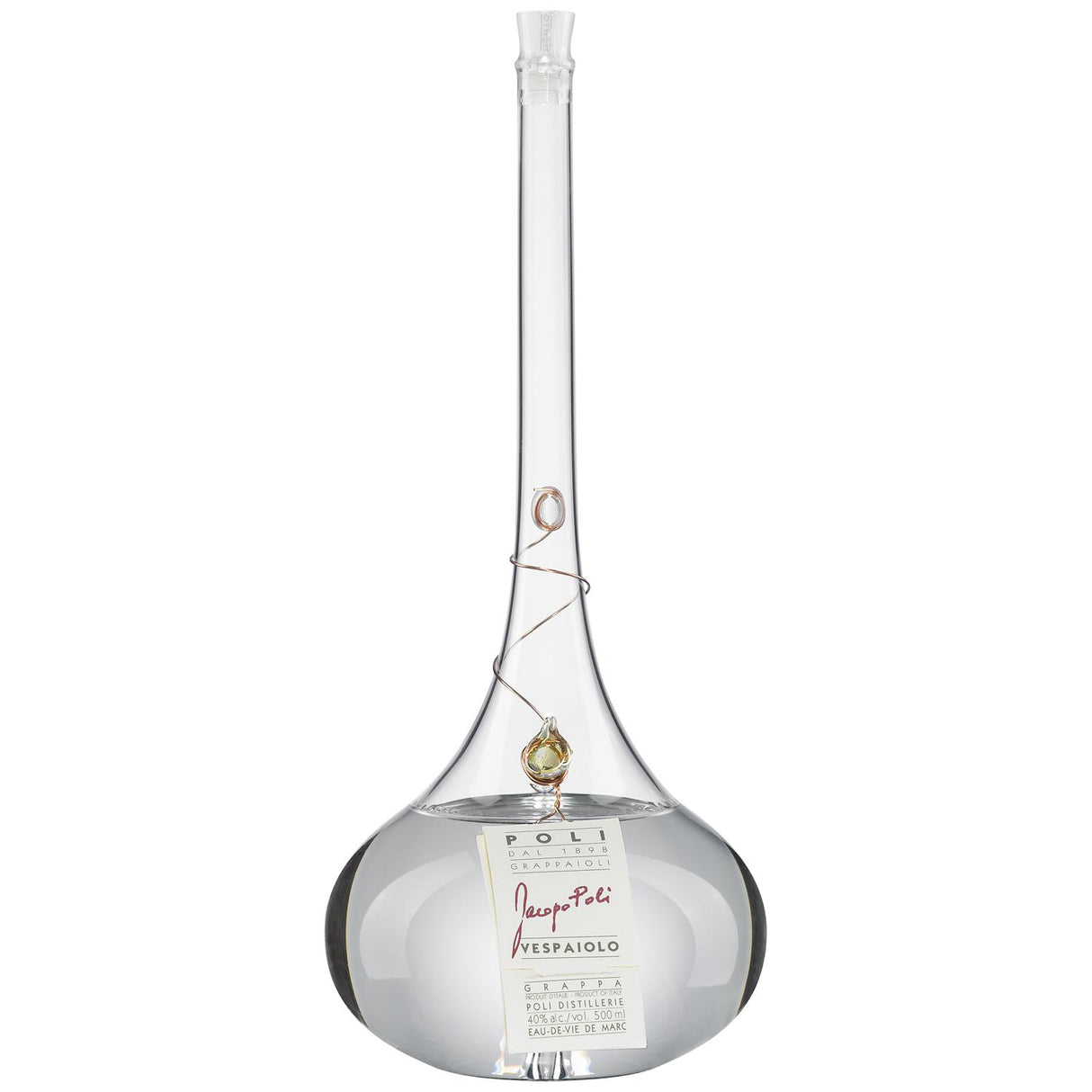 Poli Distillerie Srl Jacopo Poli Vespaiolo Grappa (500) NV-White Wine-World Wine