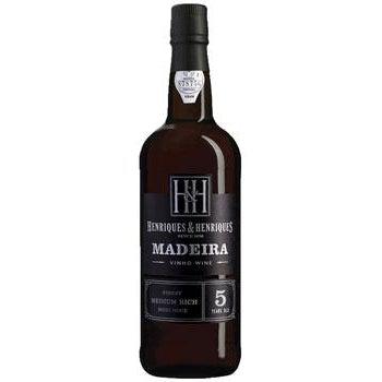 Henriques & Henriques Finest Medium Rich 5Yo NV 500ml-Dessert, Sherry & Port-World Wine