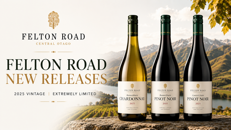 Felton Road New Releases + National Wine Show Winning Shiraz!