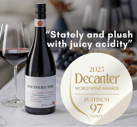 97 Point Platinum Award Pinot! - Decanter World Wine Awards
